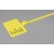 CTPP7x360 … kab.štítek 75x50 se stah.páskem 290mm, žlutý s potiskem, bal.(20ks)