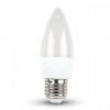 VT-289 (858) … LED žárovka 5,5W, E27 svíčka, 3000K teplá bílá,470lm