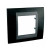 MGU66002293 … krycí rámeček jednonásobný, Rhodium Black/grafit