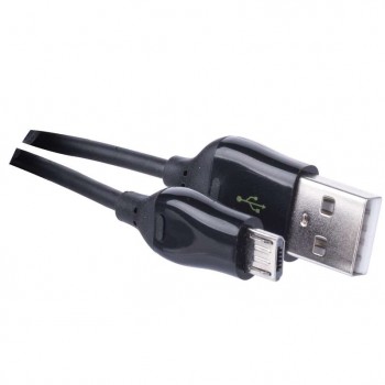 EMS rychlo-napájecí kabel USB-micro USB 1m černý