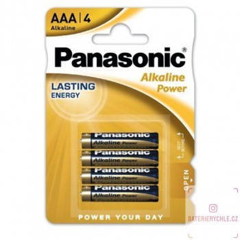 Panasonic LR03APB/4BP … baterie mikro AAA, alkalická 1,5V, blistr4