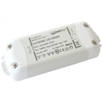 PAN DR015/24 … spínaný napěťový zdroj 15W, AC230V/DC24V, IP 20