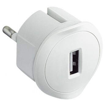 LE 050680 … USB adaptér do zásuvky bílá