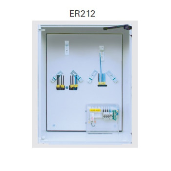 DCK ER212/NVP7P/63A/FV 2022 … rozv.pro přímé měření, výklenek, 1 x 2-tarif, 3-fáz, max.63A, termoset, ČEZ