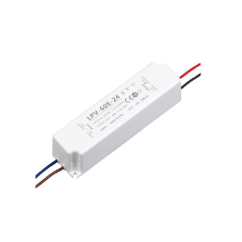 LPV-60E-24 (056083) … 60W síťový napájecí zdroj 230V / 24V; 2,5A; 60W, IP67