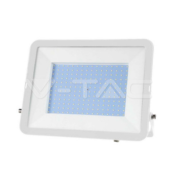 VT-44300 (10033) … LED reflektor, 300W, 4000K denní bílá, 30000lm, IP65, bílé tělo, kabel 1m (100 lm/W)